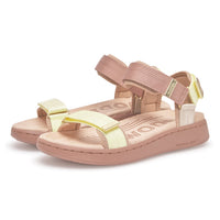 WOMEN'S WODEN LINE TRICOLOR SANDAL | TAUPE MULTI