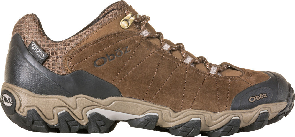 MEN'S OBOZ BRIDGER LOW WATERPROOF | CANTEEN BROWN