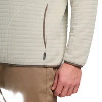 MEN'S FREE FLY DOWNVALLEY QUARTER ZIP | HEATHER SANDSTONE