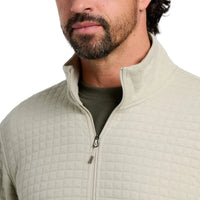 MEN'S FREE FLY DOWNVALLEY QUARTER ZIP | HEATHER SANDSTONE