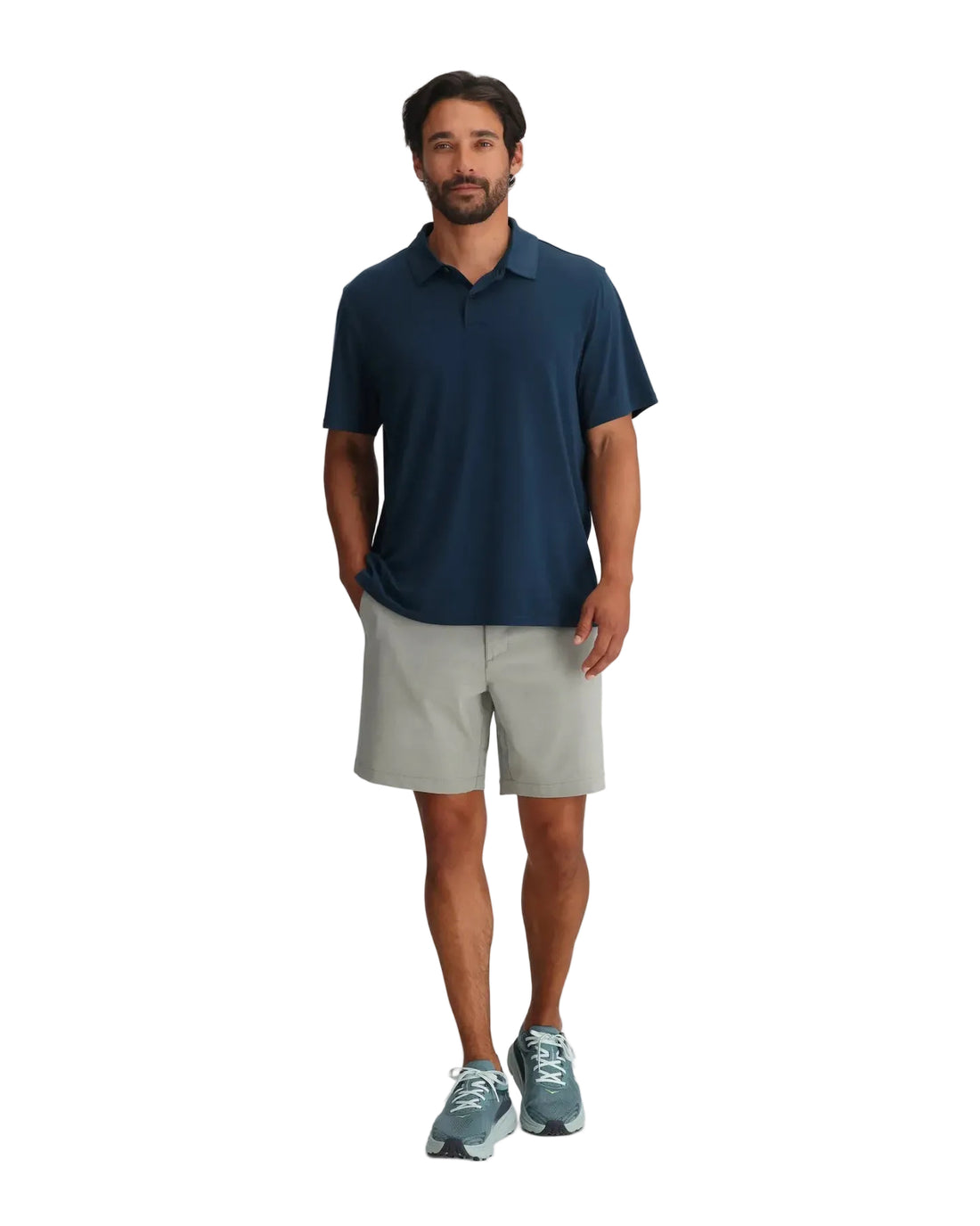 MEN'S FREE FLY ELEVATE POLO | TRUE NAVY