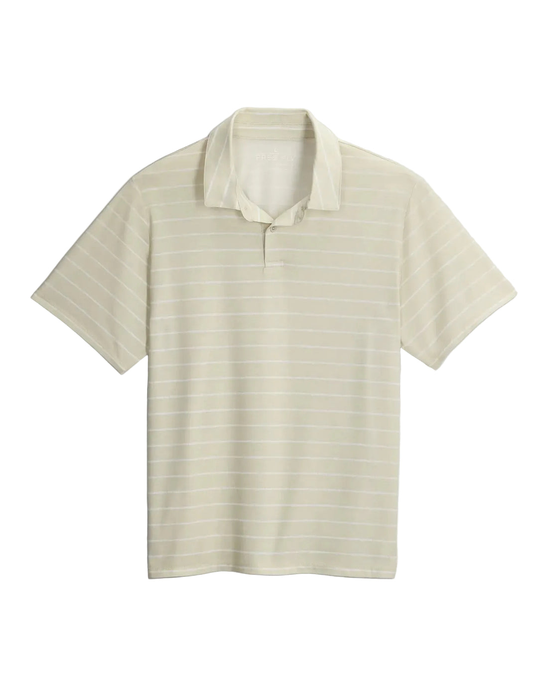 MEN'S FREE FLY ELEVATE POLO | DASH STRIPE BIRCH
