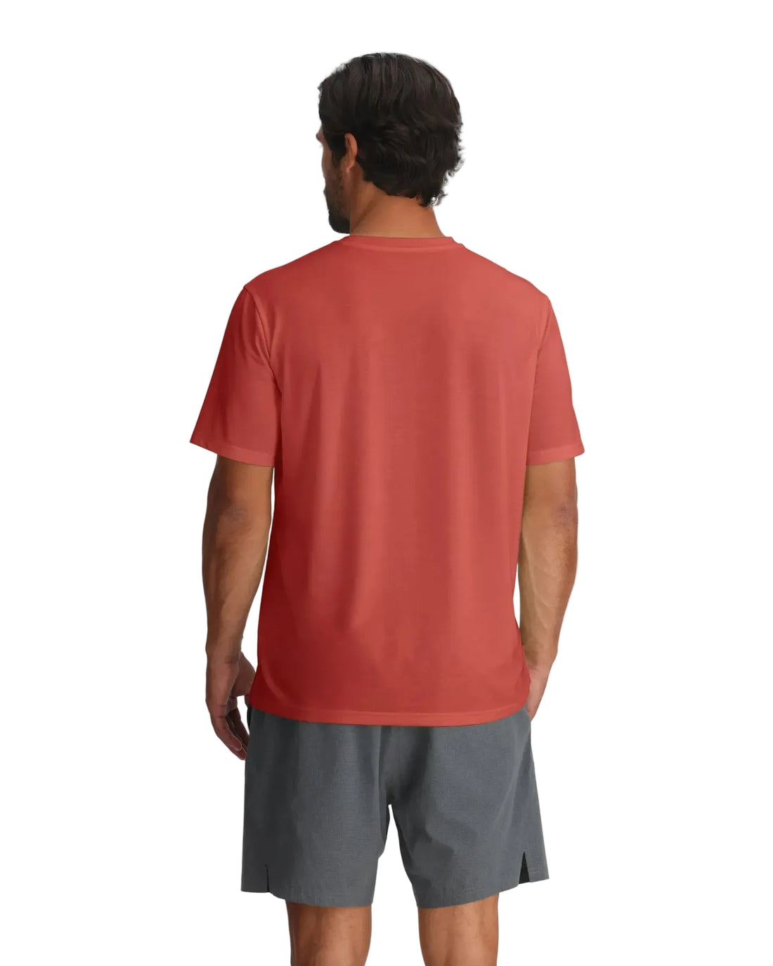 MEN'S FREE FLY ELEVATE LIGHTWEIGHT TEE | RED CLAY