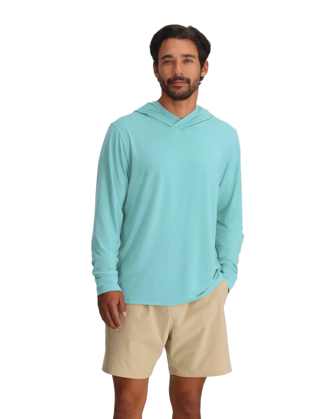 MEN'S FREE FLY ELEVATE LIGHTWEIGHT HOODIE |  BAHAMA BLUE