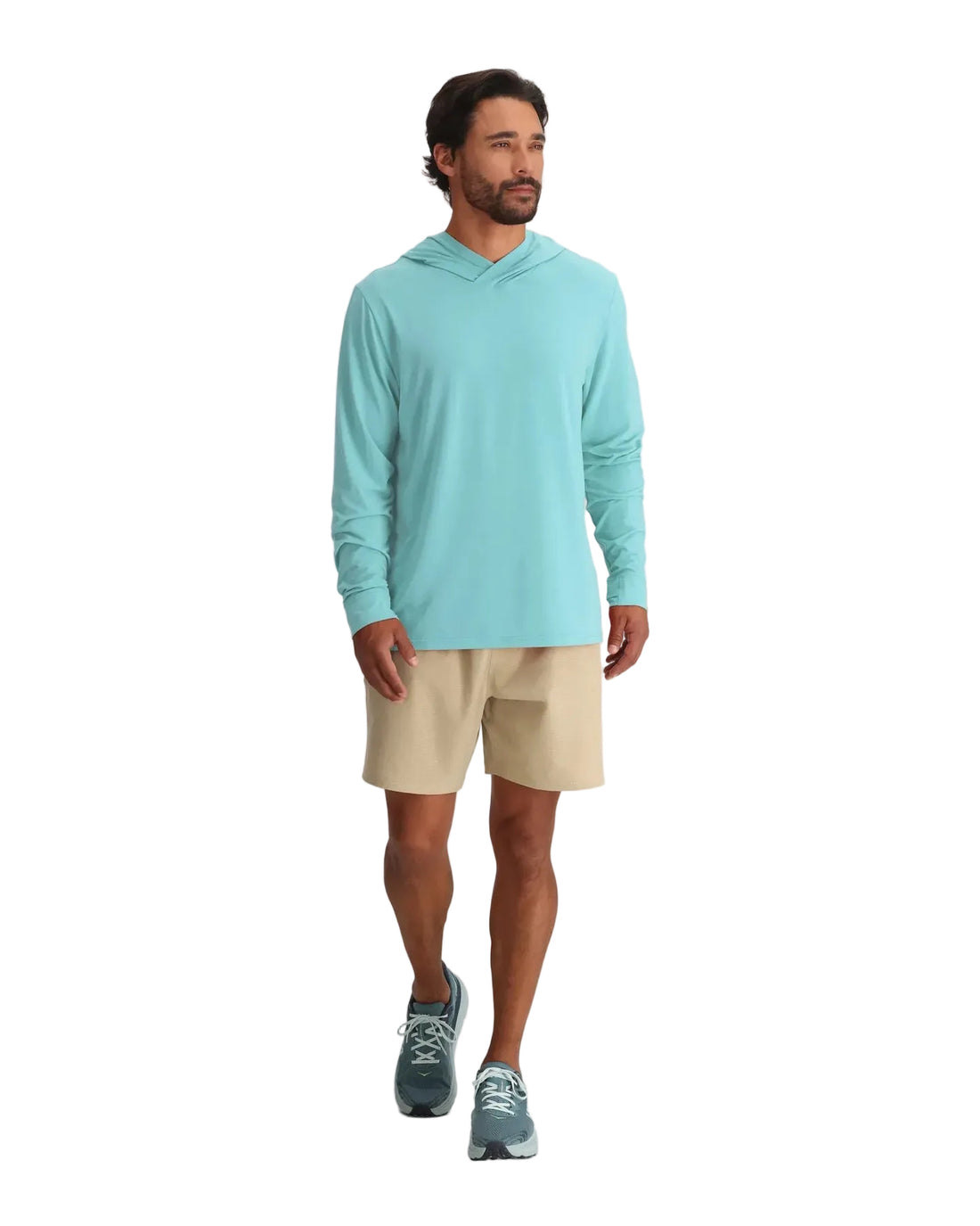 MEN'S FREE FLY ELEVATE LIGHTWEIGHT HOODIE |  BAHAMA BLUE