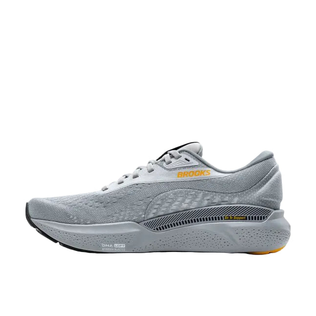 MENS BROOKS ADRENALINE GTS 24 | ALLOY | WHITE | GOLD FUSION