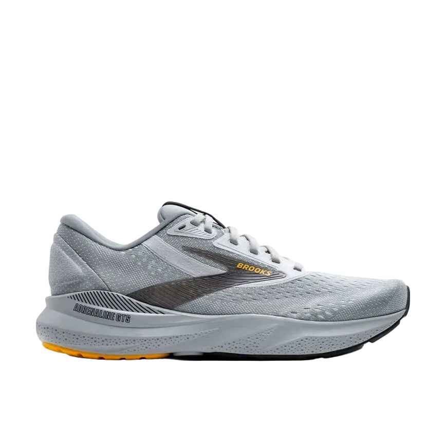 MENS BROOKS ADRENALINE GTS 24 | ALLOY | WHITE | GOLD FUSION