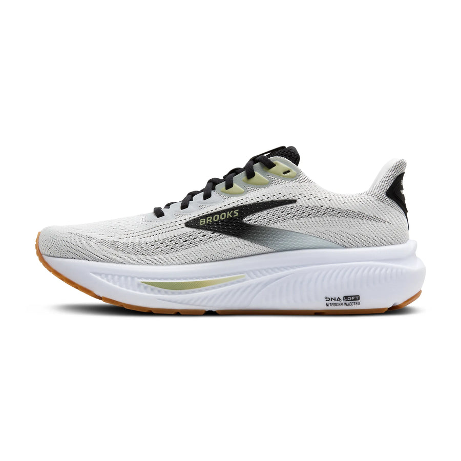 MEN'S BROOKS GHOST 17 | WHITE /  BLACK / TEA