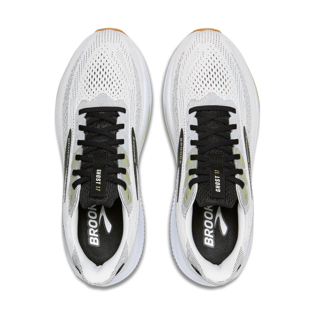 MEN'S BROOKS GHOST 17 | WHITE /  BLACK / TEA