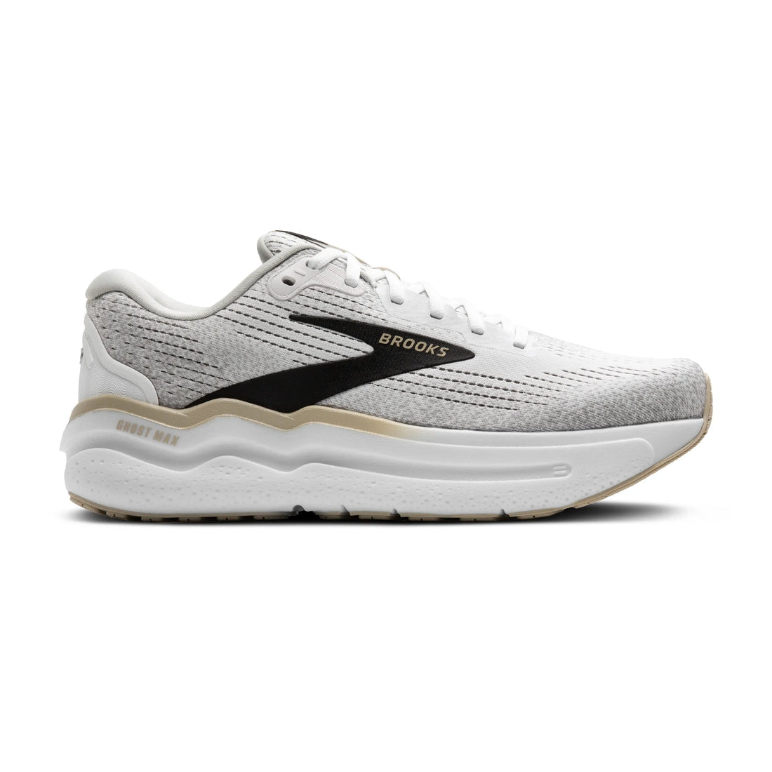 MEN'S BROOKS GHOST MAX 2 | WHITE / PELICAN / OYSTER