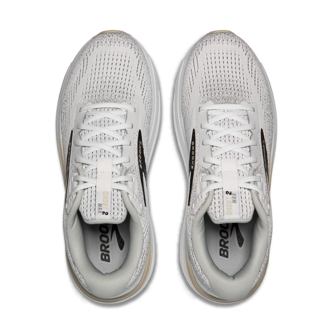 MEN'S BROOKS GHOST MAX 2 | WHITE / PELICAN / OYSTER
