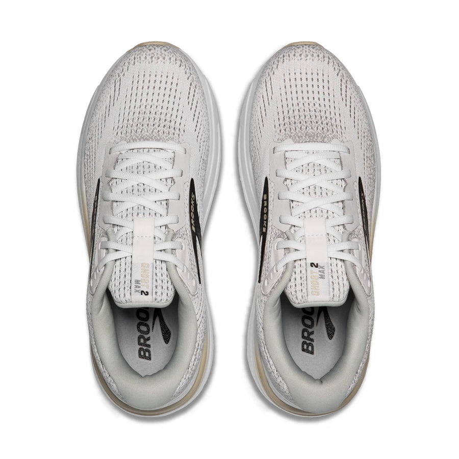 MEN'S BROOKS GHOST MAX 2 | WHITE / PELICAN / OYSTER