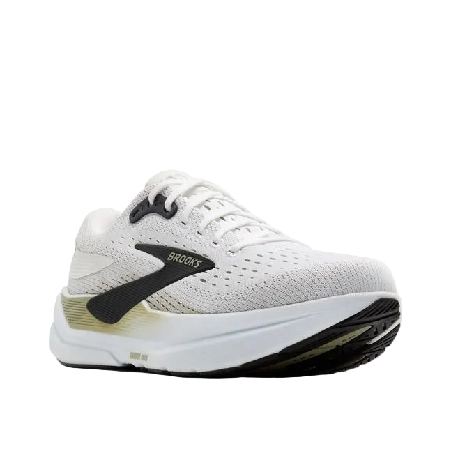 MEN'S BROOKS GHOST MAX 3 | BRIGHT WHITE / TEA BLACK