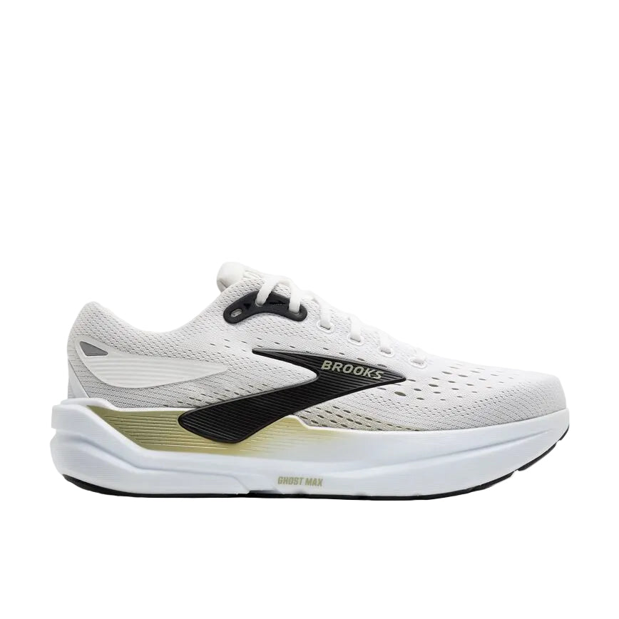 MEN'S BROOKS GHOST MAX 3 | BRIGHT WHITE / TEA BLACK