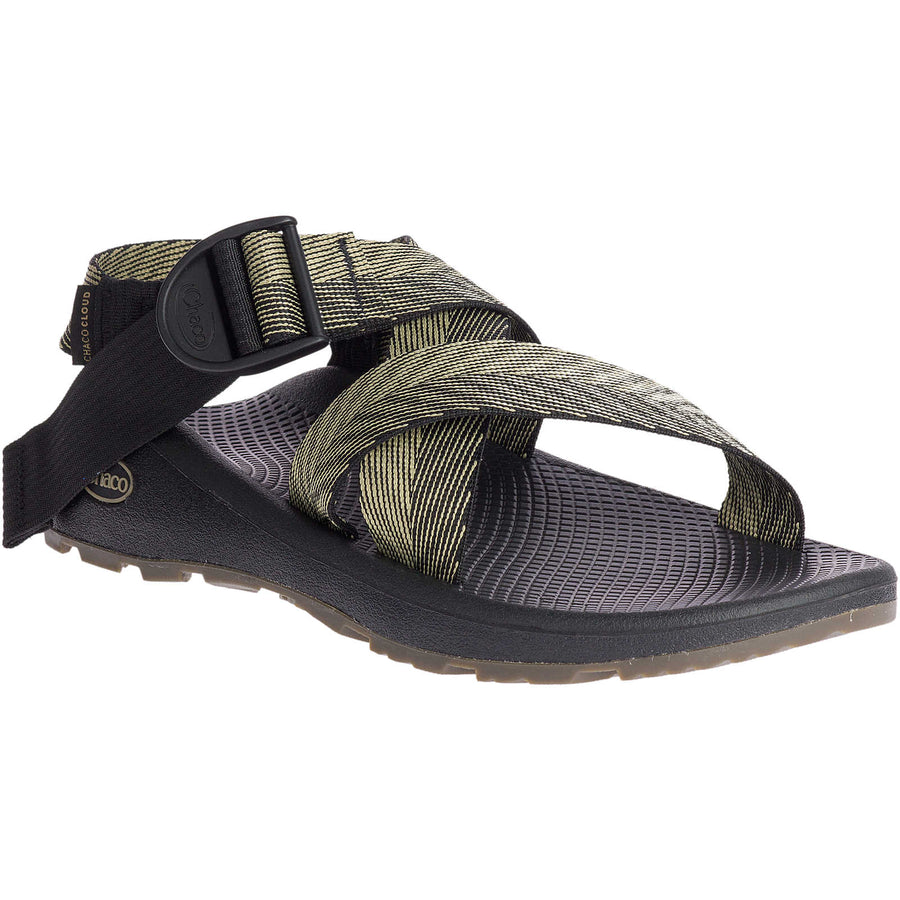 MEN'S CHACO MEGA Z / CLOUD WIDE-STRAP CUSHIONED SANDAL | ODDS BLACK