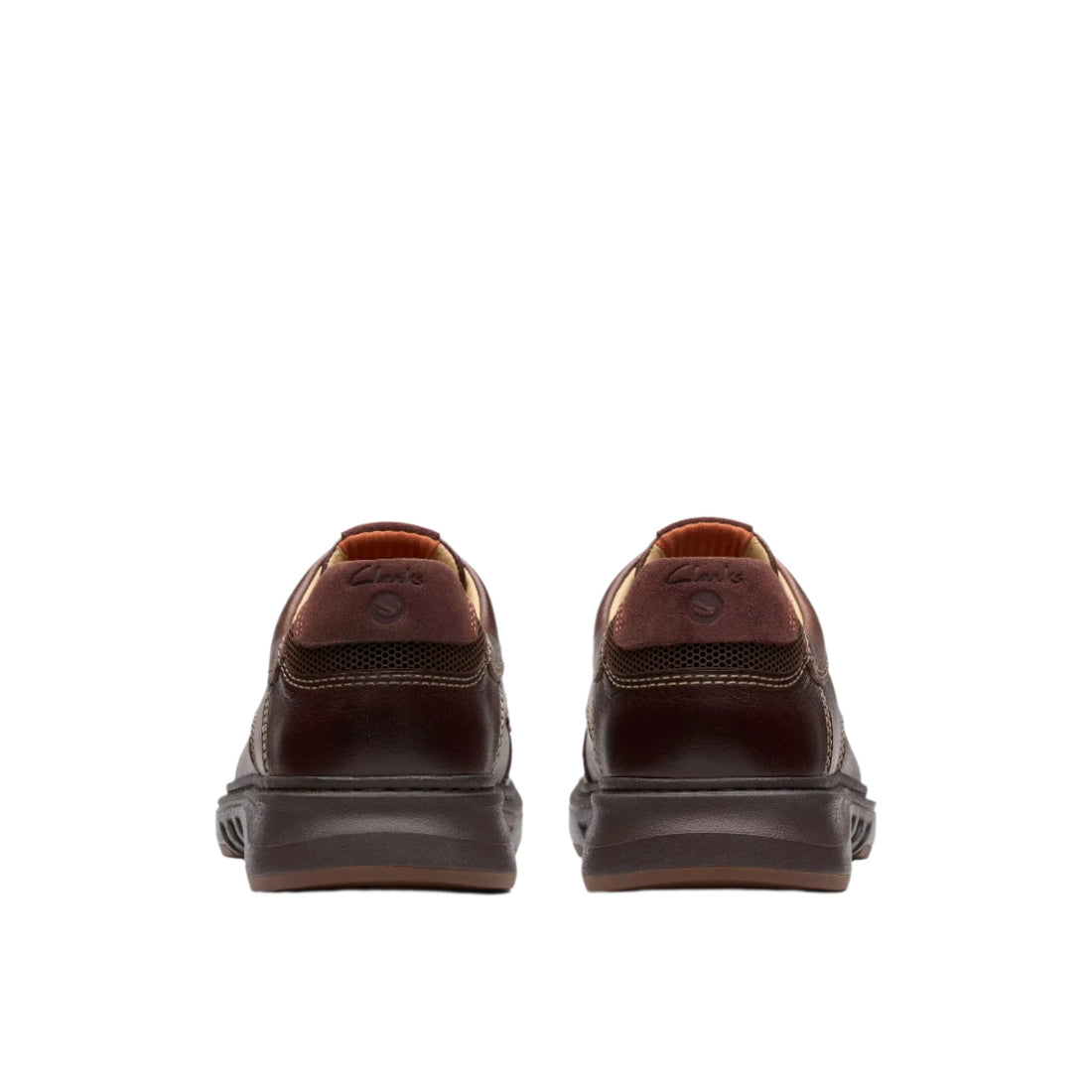 MEN'S CLARKS UN BRILEY LACE | MAHOGANY LEATHER