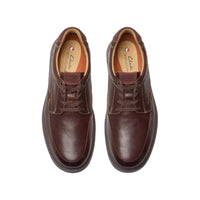 MEN'S CLARKS UN BRILEY LACE | MAHOGANY LEATHER