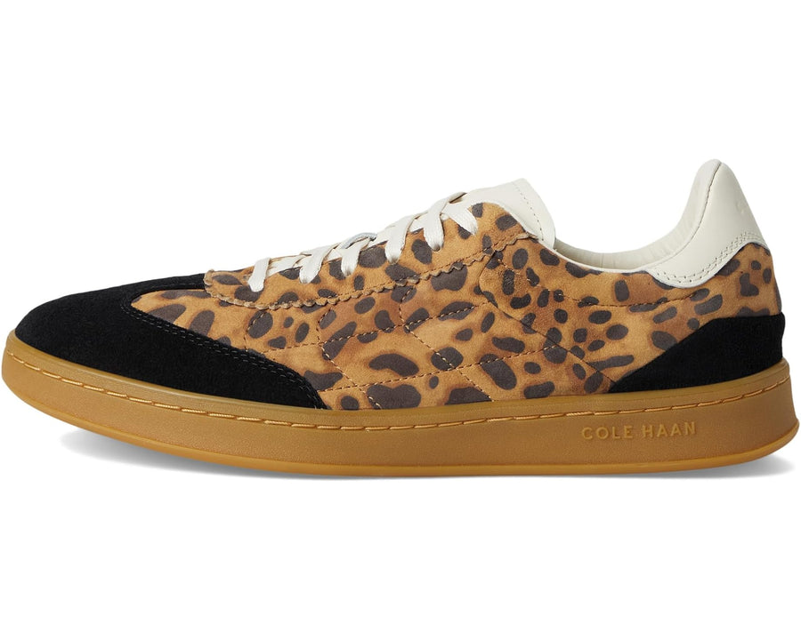 WOMEN'S COLE HAAN GRANDPRO BREAKAWAY SNEAKER | LEOPARD PRINT / BLACK