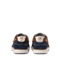 MEN'S COLE HAAN GRANDPRO WINDWARD BOAT SHOES | DARK SEQUOIA / NAVY BLAZER / IVORY