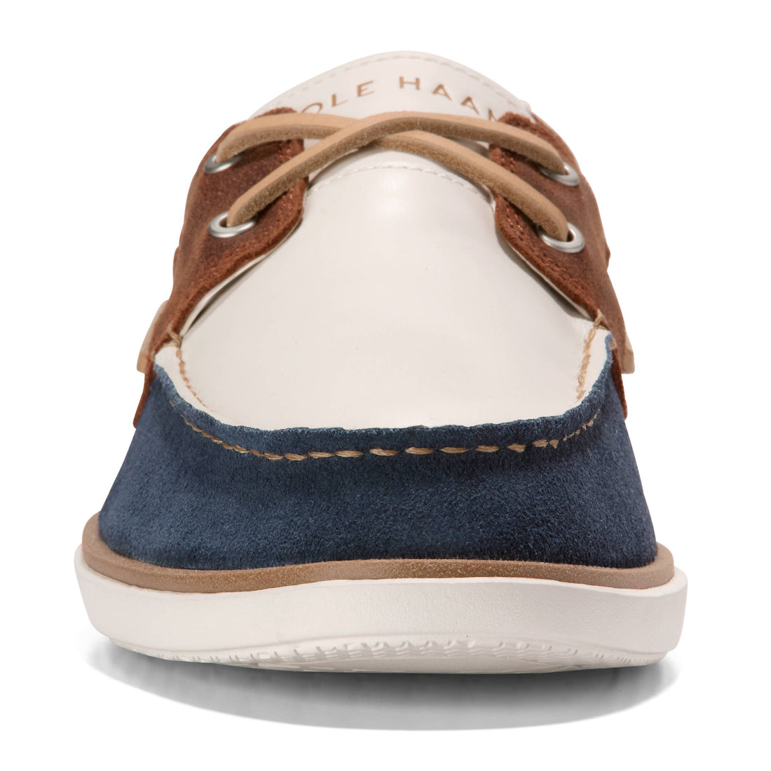 MEN'S COLE HAAN GRANDPRO WINDWARD BOAT SHOES | DARK SEQUOIA / NAVY BLAZER / IVORY