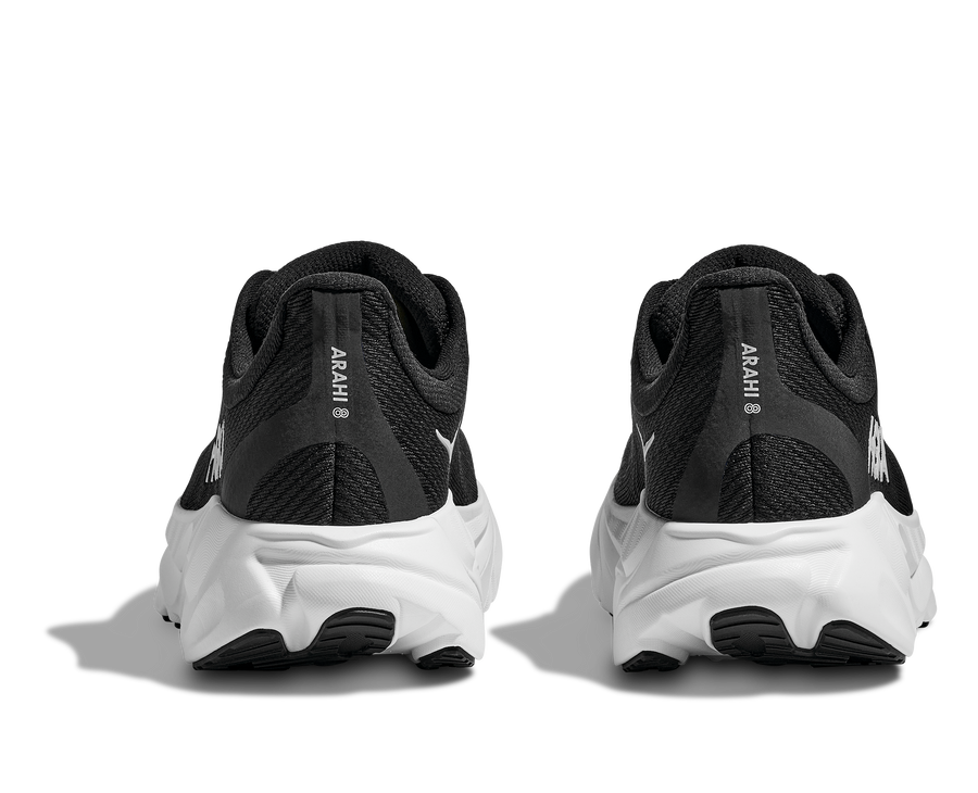 MEN'S HOKA ARAHI 8 |  BLACK / WHITE