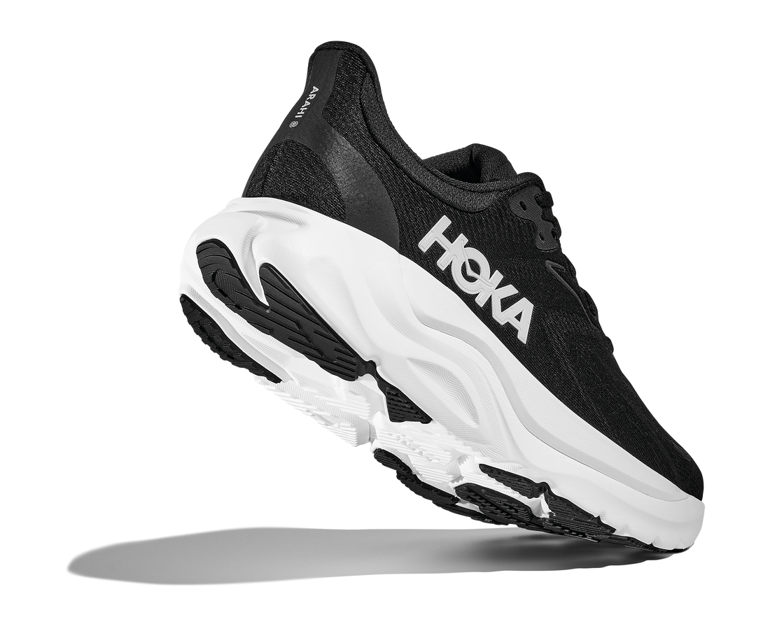 MEN'S HOKA ARAHI 8 |  BLACK / WHITE