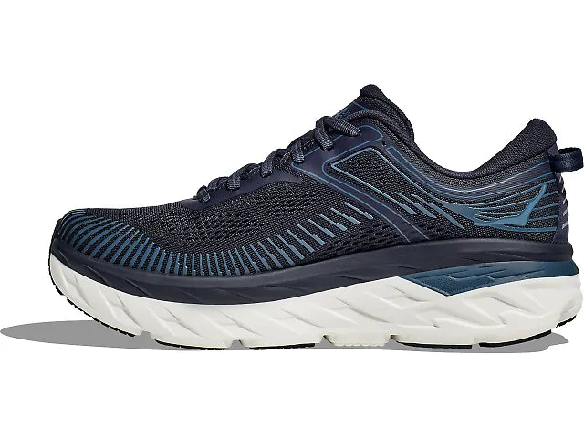 MEN'S HOKA BONDI 7 | OUTERSPACE / WHITE