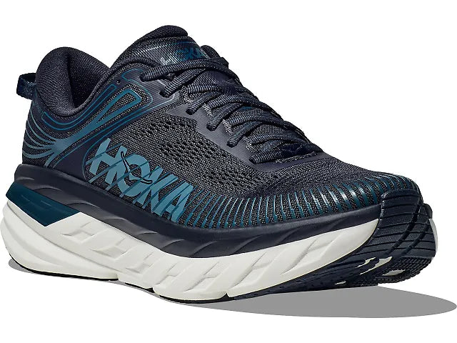 MEN'S HOKA BONDI 7 | OUTERSPACE / WHITE