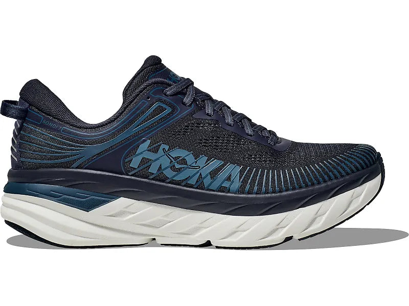 MEN'S HOKA BONDI 7 | OUTERSPACE / WHITE