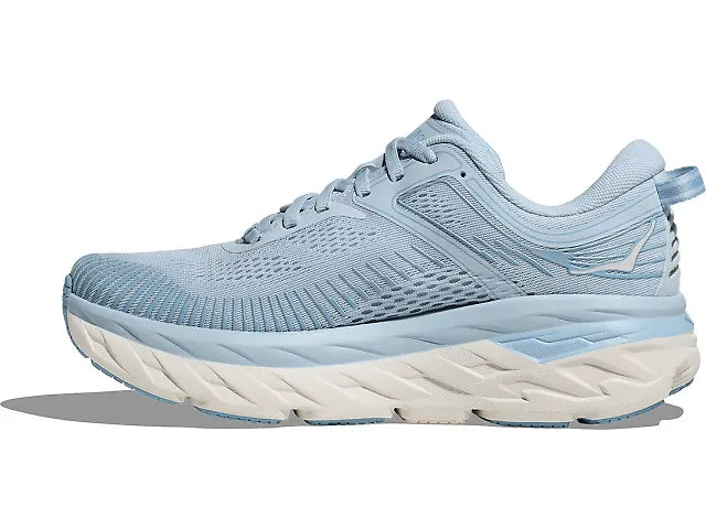 WOMEN'S HOKA BONDI 7 | ICE WATER / WHITE