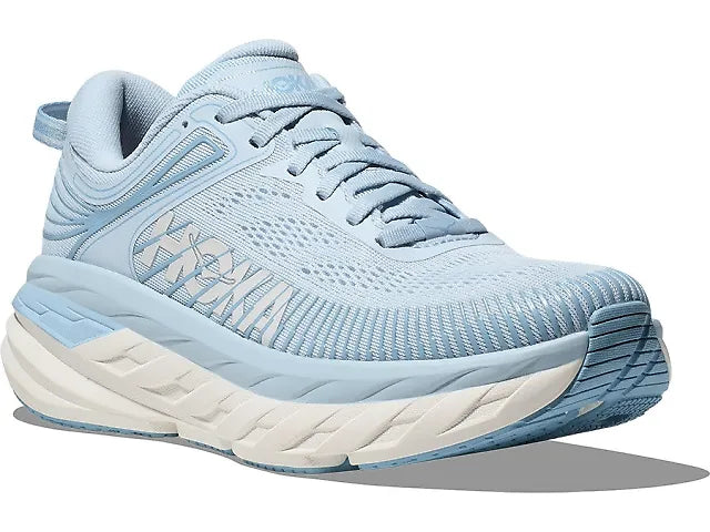 WOMEN'S HOKA BONDI 7 | ICE WATER / WHITE