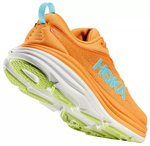 WOMEN'S HOKA BONDI 8 | SOLAR FLARE / LETTUCE – Randy's Shoes WOMEN'S HOKA BONDI 8 | SOLAR FLARE / LETTUCE – Randy's Shoes