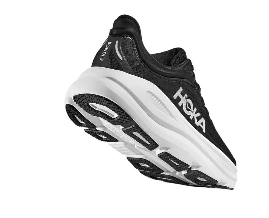 MEN'S HOKA BONDI 9 | BLACK / WHITE