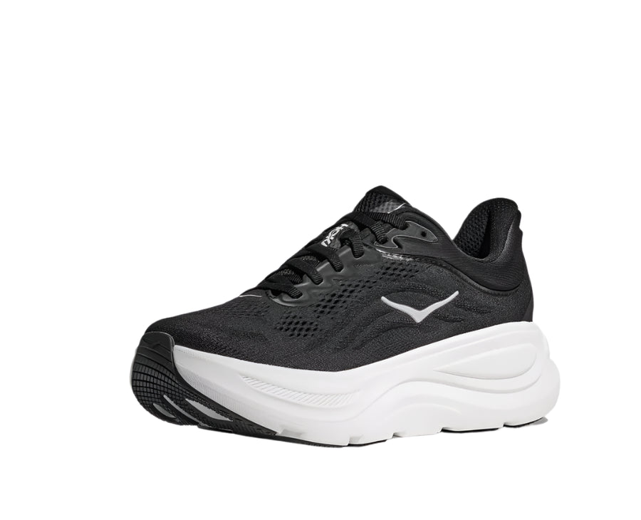 MEN'S HOKA BONDI 9 | BLACK / WHITE