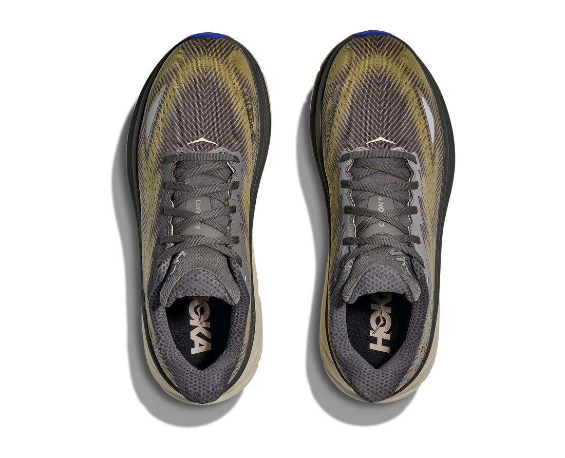 MEN'S HOKA CLIFTON 9 GTX | GRAVEL / EGGSHELL