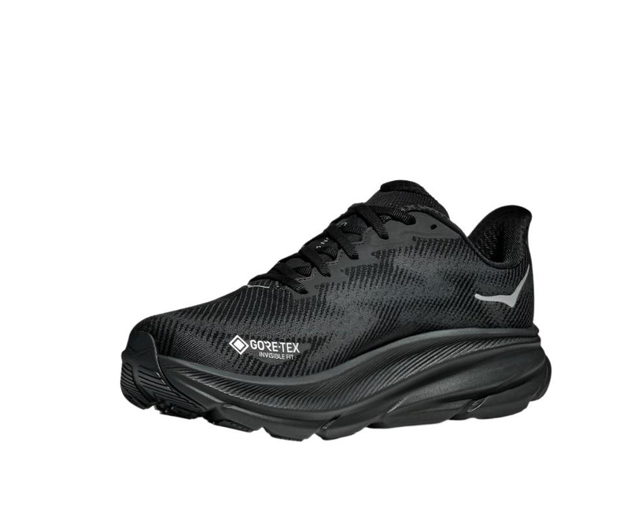 MEN'S HOKA CLIFTON 9 GTX | BLACK / BLACK