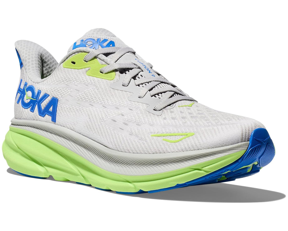 MEN'S HOKA CLIFTON 9 | STARDUST / ELECTRIC COBALT