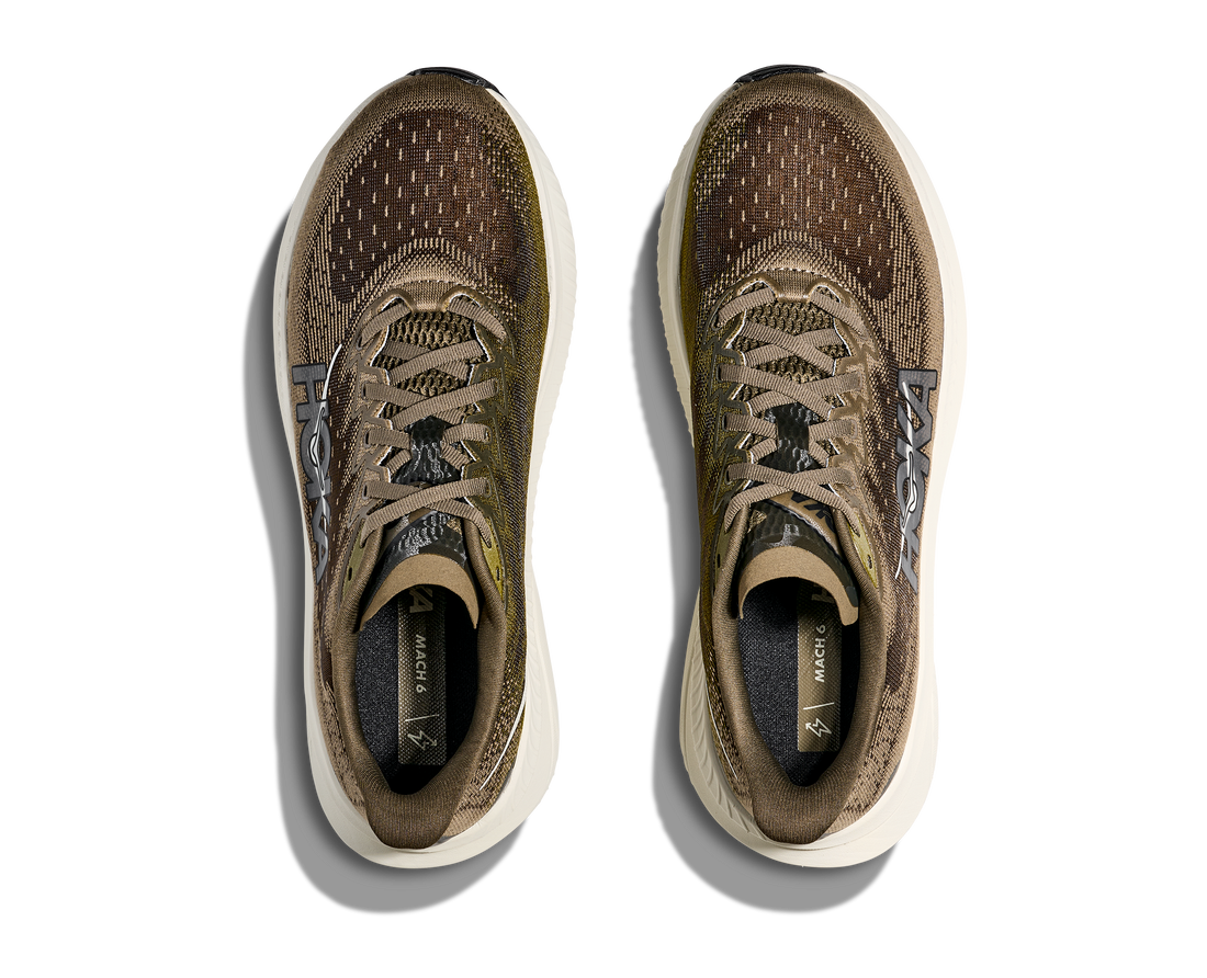 MEN'S HOKA MACH 6 | ANTIQUE OLIVE | TRUFFLE SALT