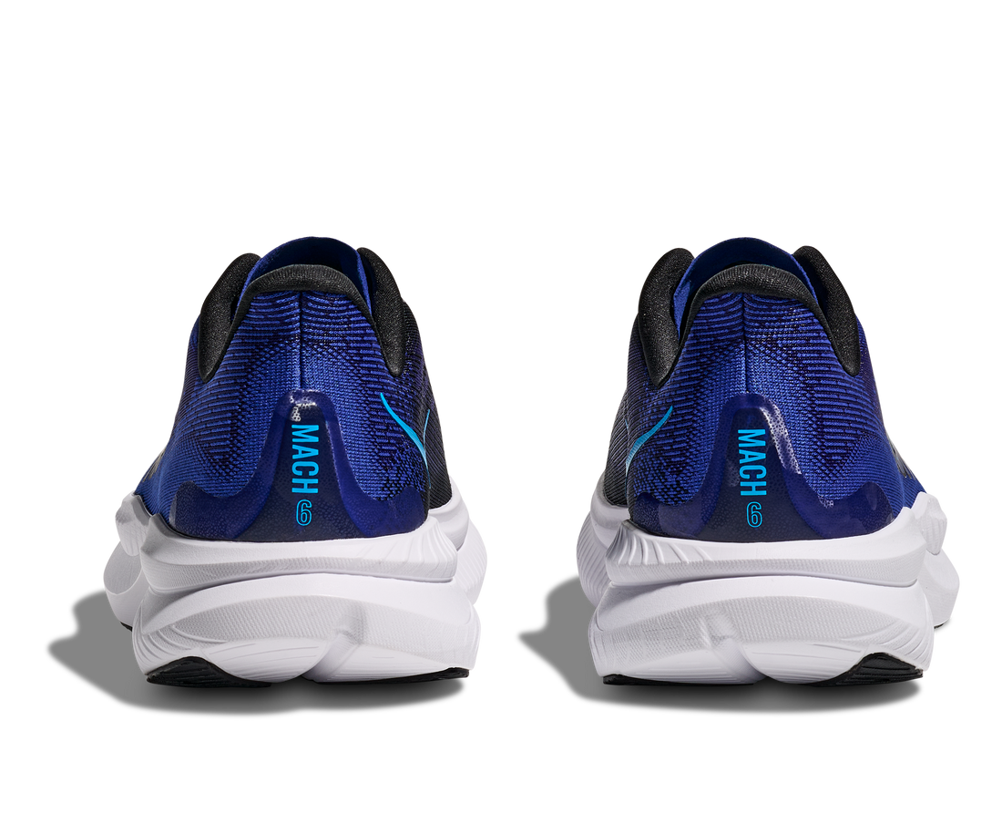 MEN'S HOKA MACH 6 | BLACK / NIGHT SKY