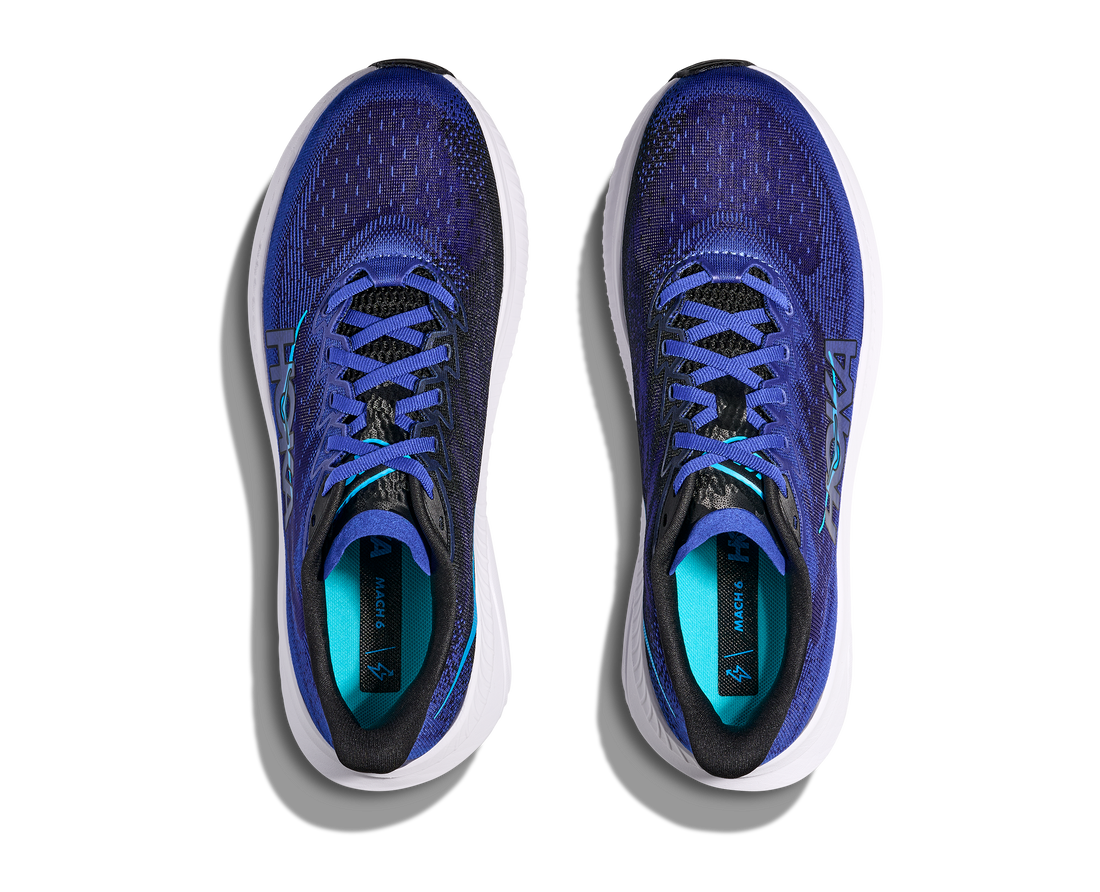 MEN'S HOKA MACH 6 | BLACK / NIGHT SKY