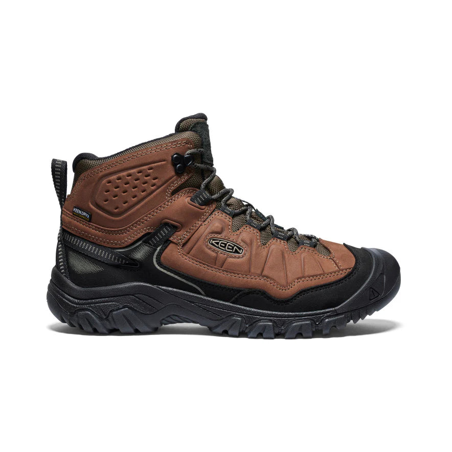 MEN'S KEEN TARGHEE IV WATERPROOF HIKING BOOT | BISON / BLACK
