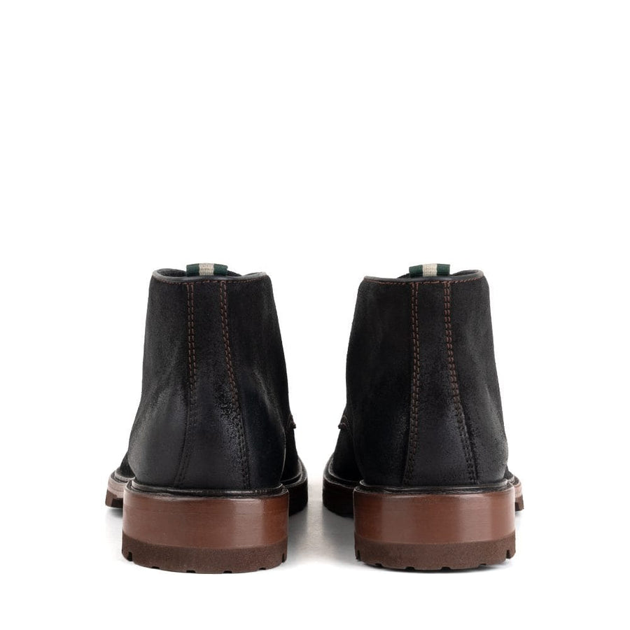 MEN'S MILWAUKEE BOOT CO. WHITNALL LUG SOLE CHUKKA | BLACK