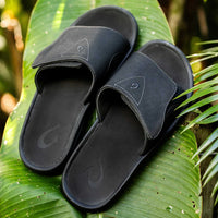 MEN'S OLUKAI NALU SLIDE | BLACK