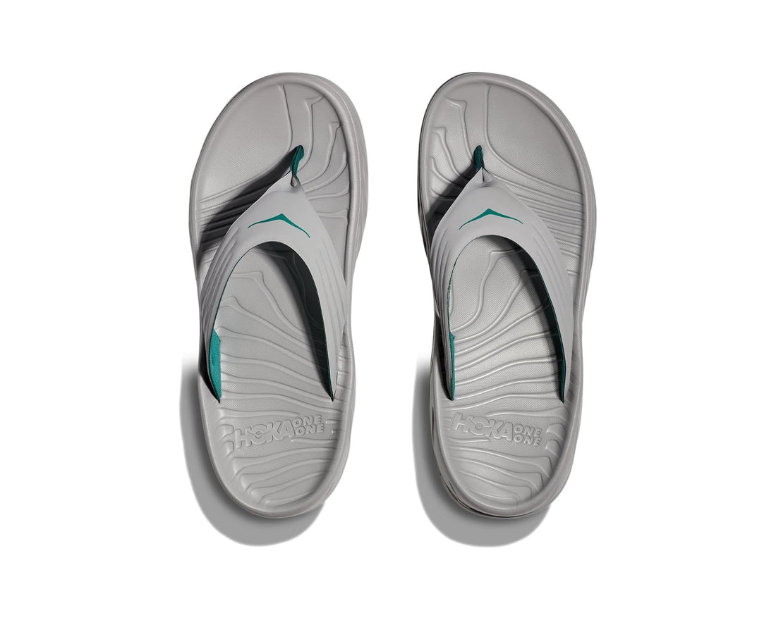 MEN'S HOKA ORA RECOVERY FLIP | STELLAR GREY / OCEANIC