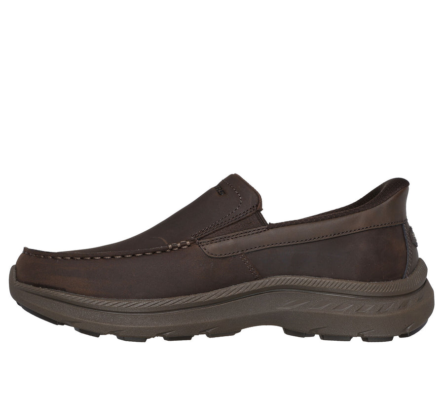 MEN'S SKECHERS SLIP-IN RELAXED FIT: POLLARD - OSGOOD | COCOA