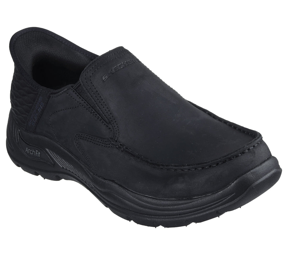 MEN'S SKECHERS SLIP-INS: ARCH FIT MOTLEY-MILO | BLACK