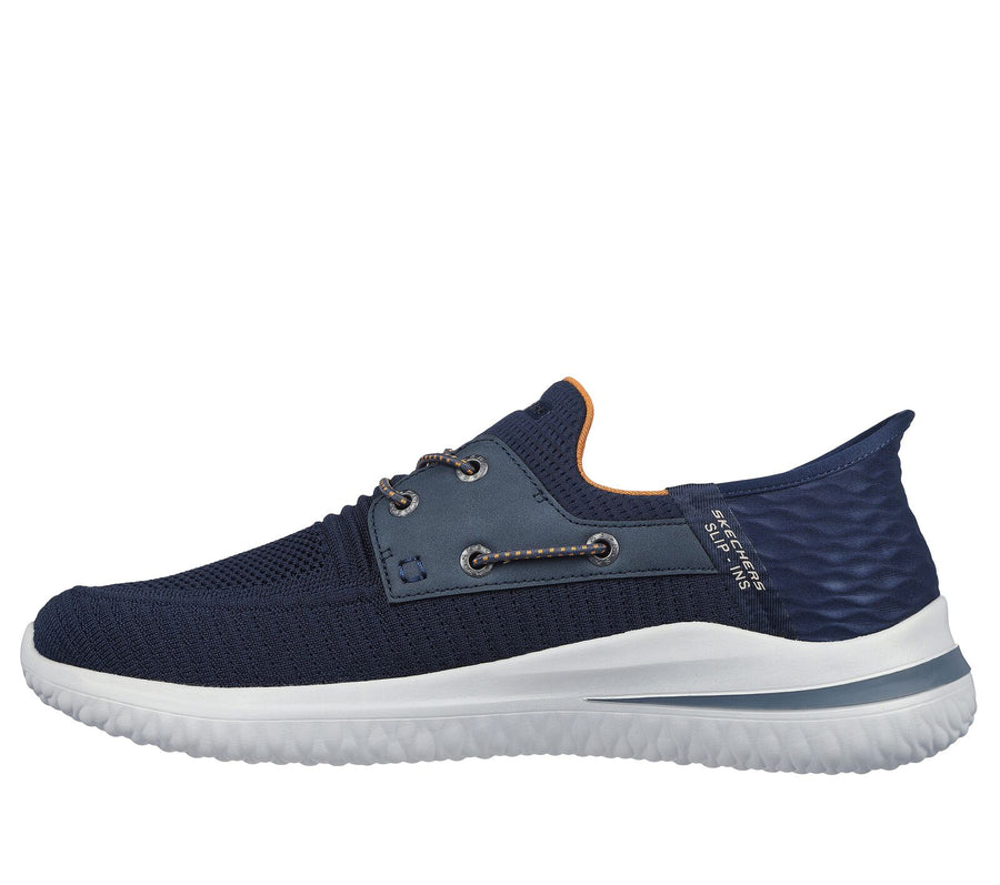 MEN'S SKECHERS SLIP-INS RELAXED DELSON 3.0-ROTH  | NAVY