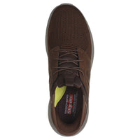 MEN'S SKECHERS SLIP-INS RELAXED GARNER-NEWICK | DARK BROWN