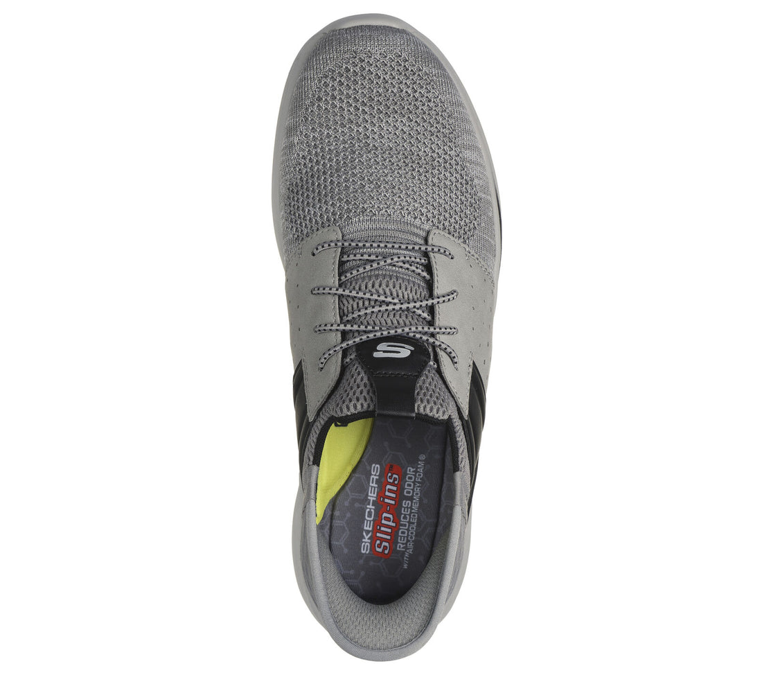 MEN'S SKECHERS SLIP-INS RELAXED SLADE-OCON | GRAY