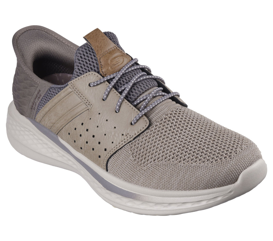 MEN'S SKECHERS SLIP-INS RELAXED SLADE-OCON | TAUPE